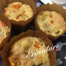 ヴィーガン対応★野菜たっぷりカップケークサレ♪