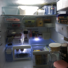 とりあえずBOXと定位置確保で庫内に余裕を