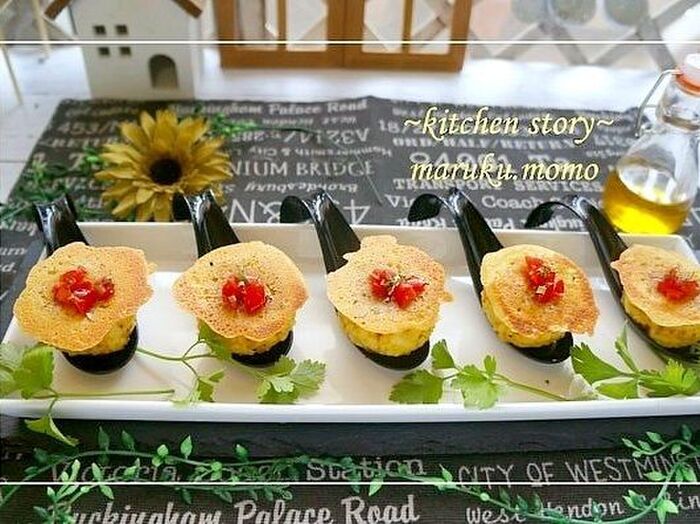 11.上のトッピングを用意。