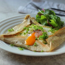 ヴィーガンシュレッドで作るそば粉のガレット