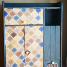 長年使ったトイレラックを塗って貼るだけDIY!