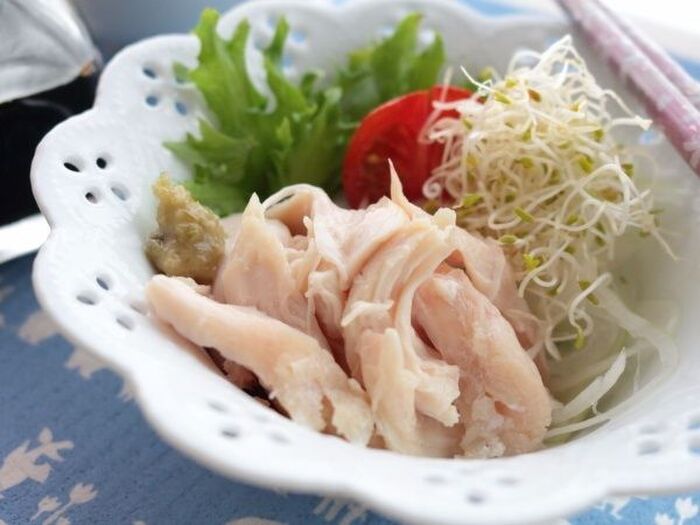 おうちで簡単サラチキ生活! お湯につけるだけで出来る! しっとりジューシーサラダチキン
