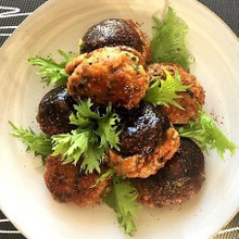 お弁当にもおすすめ~ お麩いりでふわっふわ! 椎茸肉団子