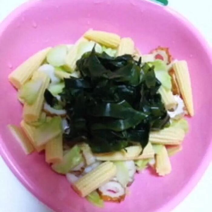 余ったブロッコリーの茎で、サラダ作り♪