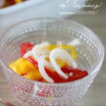 パプリカのマリネ。