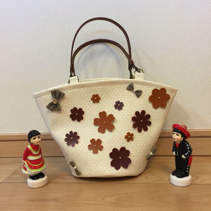 大人可愛い?バック!オール100均材料‼️