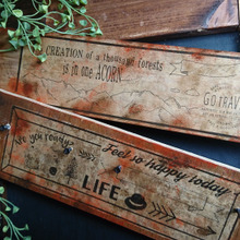 【簡単木工】ラベルそのままデコパージュ!キーフック&タオルハンガーDIY☆