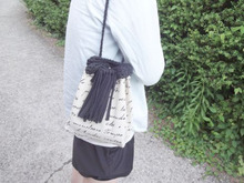 100均アレンジ! 300円で作れる2WAY巾着バッグ