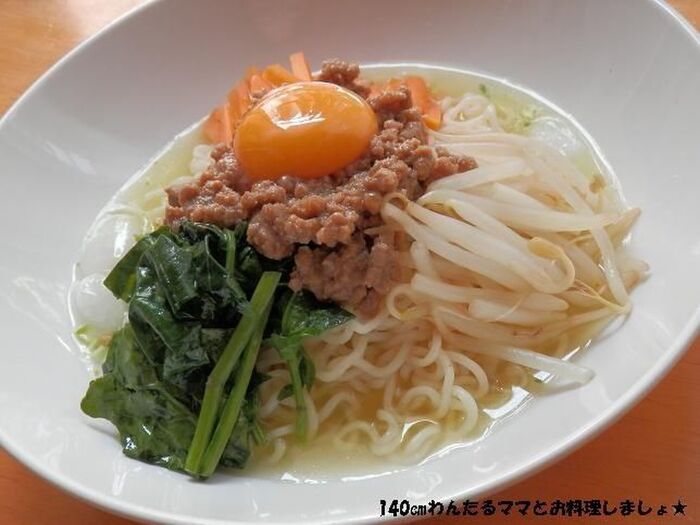 簡単★ 冷やしビビンバラーメン