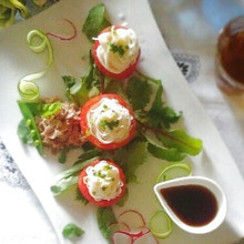 これからの季節にピッタリ❤ そうめんを素敵✨に盛り付け☺