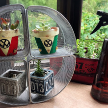 三角コーナーでミニシェルフ風?