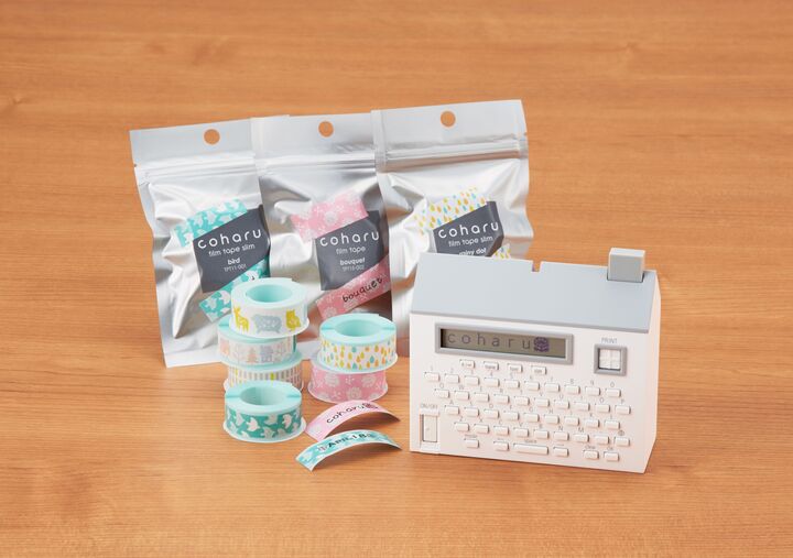 「私だけのラベル」が簡単に作れる♪ テーププリンター“こはる”MP20新登場!!