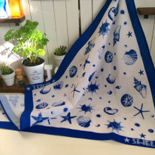 夏のバンダナ★貝殻模様で テンションアップ★