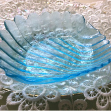 夏色の透明感♪シェル型 ガラストレーで爽やかに♪