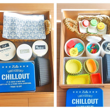 空き箱や100均グッズde使い易い!我が家のお弁当グッズ収納☆