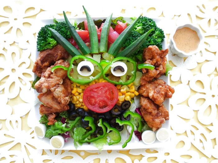 父の日に作ってあげたい!子父(コブ)サラダ