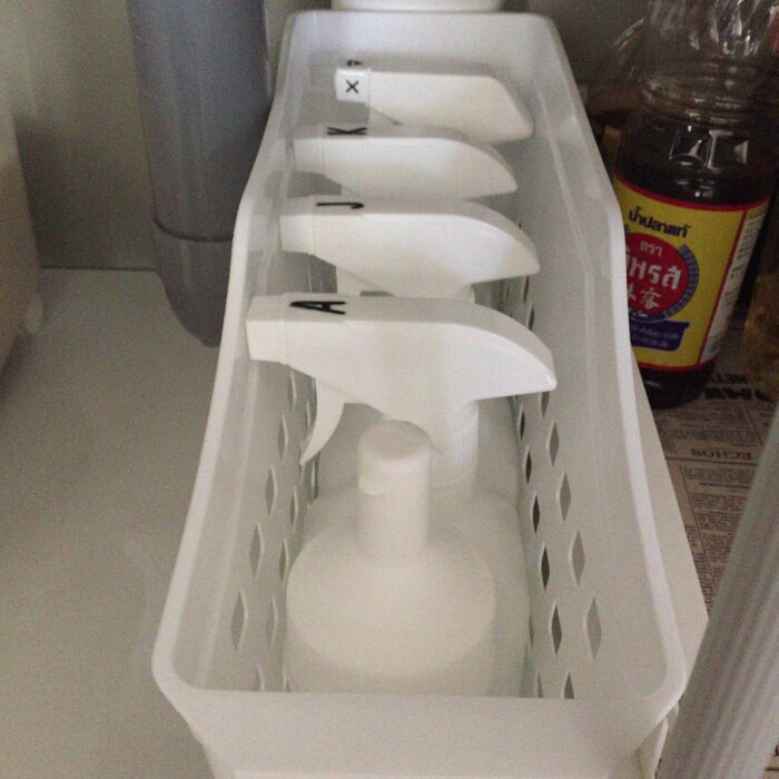 シンクの下にスタンバイ!