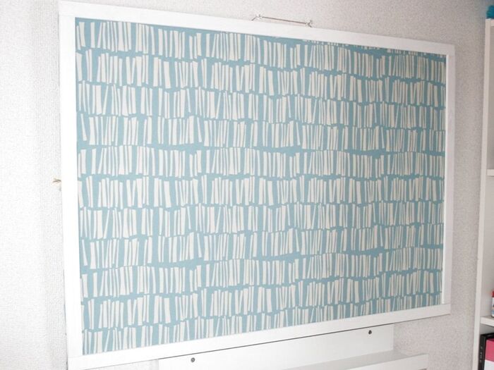 子供部屋に★ 北欧生地+ダンボールでファブリックボードをDIY