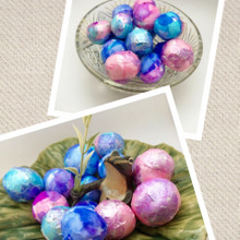 使い方色々♡100均素材で作るcuteな紫陽花ボール