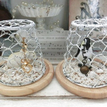 アクセサリースタンド♪その② セリアリメイク! ?夏の海辺の親子編?