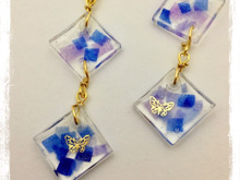 レジン×和紙で簡単♪大人っぽいオシャレパーツ作り