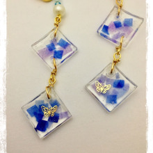 レジン×和紙で簡単♪大人っぽいオシャレパーツ作り