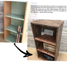 salut!のインテリアシートでカラーボックスをリメイク