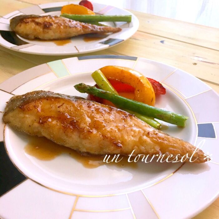 美容効果に♪コラーゲンたっぷり☆カレイのムニエル~ハニージンジャーソース~