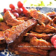 甘酢っぱい南国の味☆マーマレードソースとスペアリブ