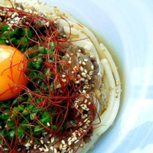 麺つゆを使って簡単!ぴりっと牛丼風ぶっかけうどん