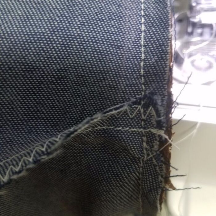 縫い目の写真は