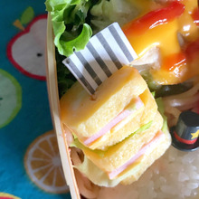 お弁当に卵焼きサンドイッチ