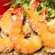 甘くてプリップリ❤️ 揚げないヘルシーエビフライ