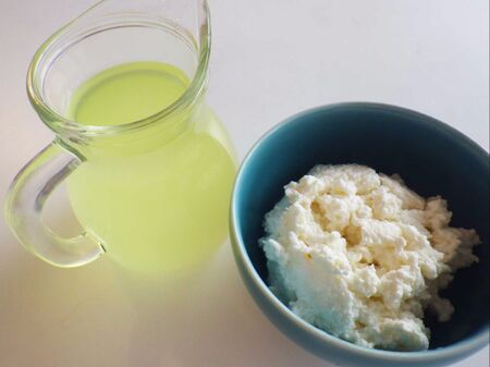 キッチンで子どもと実験3☆牛乳でカッテージチーズ作り