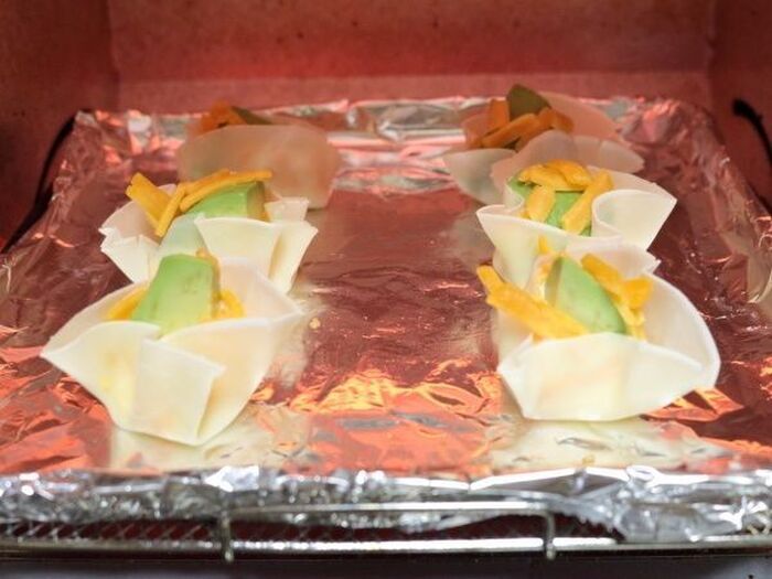 トースターで焼く