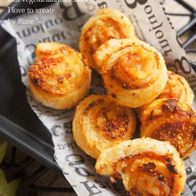 トースターで簡単♪ クルクルパイの大人のおやつ