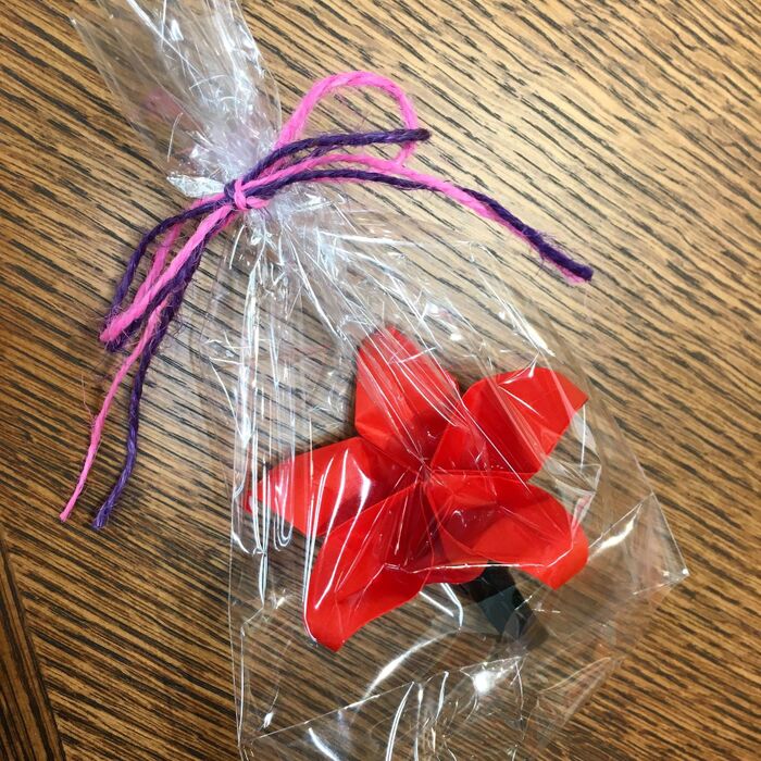 折り紙で花冠