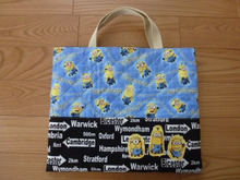 40㎝のキルティングを使い切る!レッスンバッグ&ポーチ