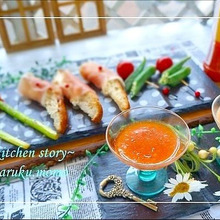 オードブルに簡単!綺麗なテーブルビネガーのつけソース