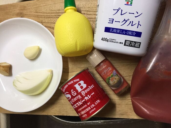 タレの材料たち