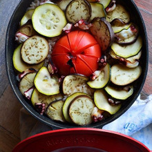 夏の炊き込みご飯★ラタトゥイユたこめし。