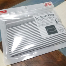 旅行に最適!パック入りコットンショーツ