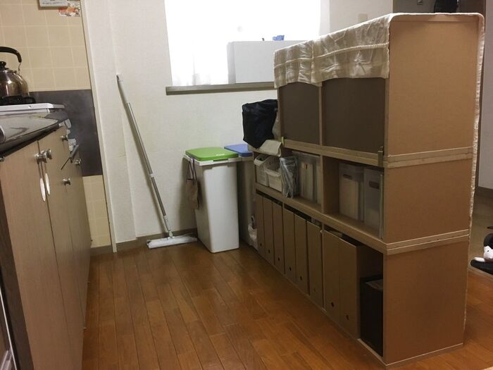 カラーボックスの組み合わせ