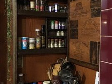 超使いやすい側面収納!キッチン隙間にスパイスラック♪