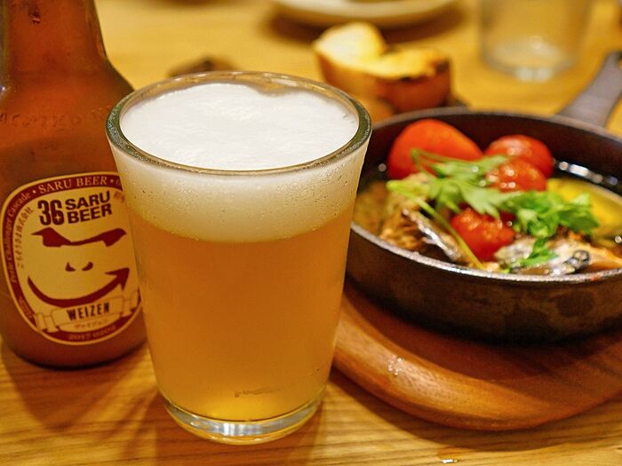 頂いたビールとも相性抜群