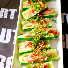 トースターで5分焼くだけ!夏にピッタリ☆「焼きしゃぶきゅうり」