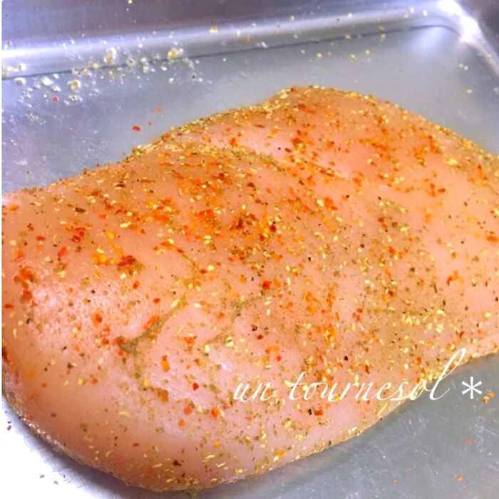 ②きれいにキッチンペーパーでふき取って!
