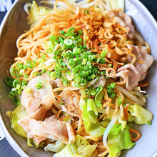 レンジで5分! 火を使わず出来ちゃう♪ 焼かないオイスターソース焼きそば