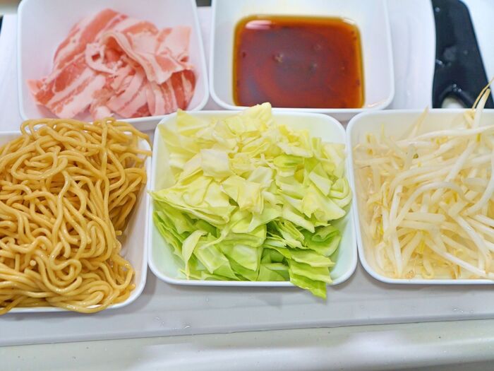 主な材料と下準備