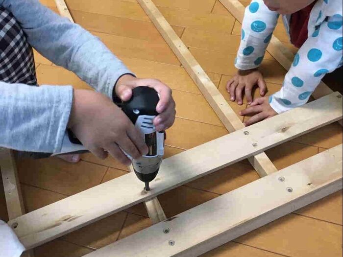 1、すのこから板を外す